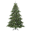 Kunstig sammensatt juletre med 300 LED med stativ 240 cm PVC