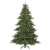 Kunstig sammensatt juletre med 300 LED med stativ 240 cm PVC