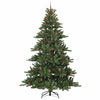 Kunstig sammensatt juletre med 300 LED med stativ 240 cm PVC