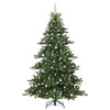 Kunstig sammensatt juletre med 300 LED med stativ 240 cm PVC