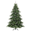 Kunstig sammensatt juletre med 300 LED med stativ 240 cm PVC