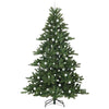 Kunstig sammensatt juletre med 300 LED med stativ 240 cm PVC