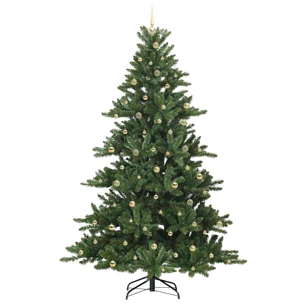 Kunstig sammensatt juletre med 300 LED med stativ 240 cm PVC