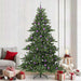 Kunstig sammensatt juletre med 300 LED grønn 240 cm PVC og stål