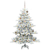 Kunstig sammensatt juletre med 150 LED med stativ 150 cm PVC