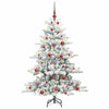 Kunstig sammensatt juletre med 150 LED med stativ 150 cm PVC