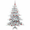 Kunstig sammensatt juletre med 150 LED med stativ 150 cm PVC