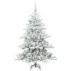 Kunstig sammensatt juletre med 150 LED med stativ 150 cm PVC