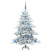 Kunstig sammensatt juletre med 150 LED med stativ 150 cm PVC