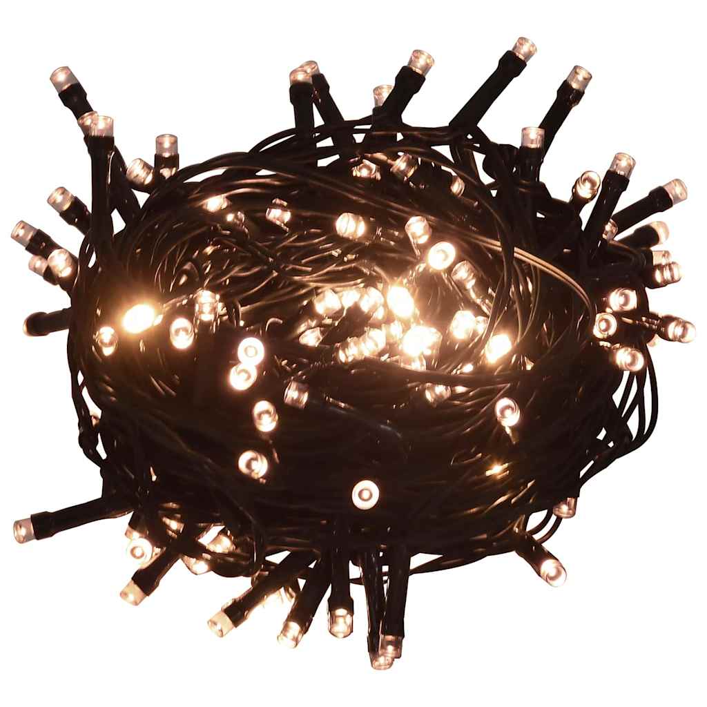 Kunstig sammensatt juletre med 300 LED Hvit 180 cm PVC og stål