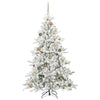 Kunstig sammensatt juletre med 300 LED med stativ 180 cm PVC
