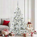 Kunstig sammensatt juletre med 300 LED Hvit 180 cm PVC og stål