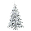 Kunstig sammensatt juletre med 300 LED med stativ 180 cm PVC
