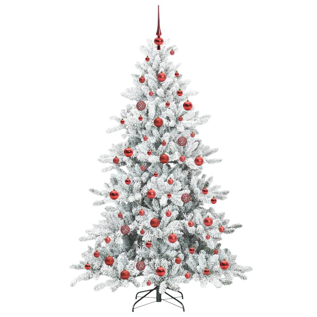 Kunstig sammensatt juletre med 300 LED med stativ 180 cm PVC