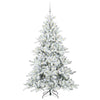 Kunstig sammensatt juletre med 300 LED med stativ 180 cm PVC