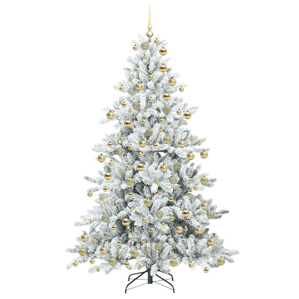 Kunstig sammensatt juletre med 300 LED med stativ 180 cm PVC