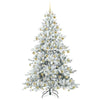 Kunstig sammensatt juletre med 300 LED med stativ 180 cm PVC