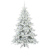 Kunstig sammensatt juletre med 300 LED med stativ 180 cm PVC