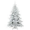 Kunstig sammensatt juletre med 300 LED med stativ 180 cm PVC