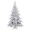 Kunstig sammensatt juletre med 300 LED med stativ 180 cm PVC
