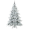 Kunstig sammensatt juletre med 300 LED med stativ 210 cm PVC