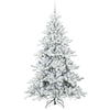Kunstig sammensatt juletre med 300 LED med stativ 210 cm PVC