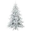 Kunstig sammensatt juletre med 300 LED med stativ 210 cm PVC