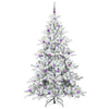Kunstig sammensatt juletre med 300 LED med stativ 210 cm PVC