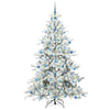 Kunstig sammensatt juletre med 300 LED med stativ 210 cm PVC