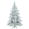 Kunstig sammensatt juletre med 300 LED med stativ 210 cm PVC