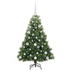 Kunstig juletre med 150 LED med stativ grønn 120 cm PE og PVC