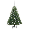 Kunstig juletre med 150 LED med stativ grønn 120 cm PE og PVC