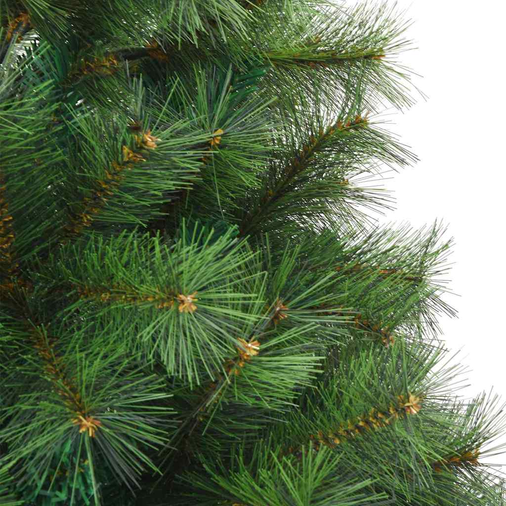 Kunstig juletre med 150 LED med stativ grønn 150 cm PE og PVC