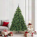 Kunstig juletre med 300 LED med stativ grønn 210 cm PE og PVC