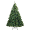 Kunstig juletre med 300 LED med stativ grønn 240 cm PE og PVC