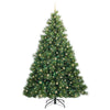 Kunstig juletre med 300 LED med stativ grønn 240 cm PE og PVC