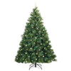 Kunstig juletre med 300 LED med stativ grønn 240 cm PE og PVC