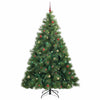 Kunstig juletre med 300 LED med stativ grønn 240 cm PE og PVC