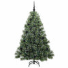 Kunstig juletre med 150 LED med stativ grønn 150 cm PE og PVC