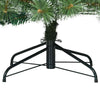 Kunstig juletre med 300 LED med stativ grønn 210 cm PE og PVC