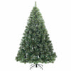 Kunstig juletre med 300 LED med stativ grønn 240 cm PE og PVC