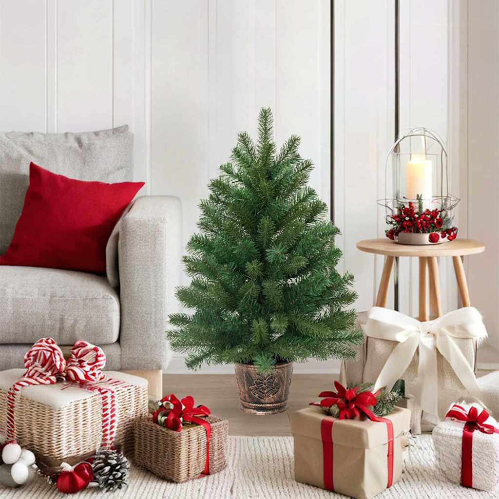 Kunstig juletre med stativ grønn 95 cm PVC, PE og stål
