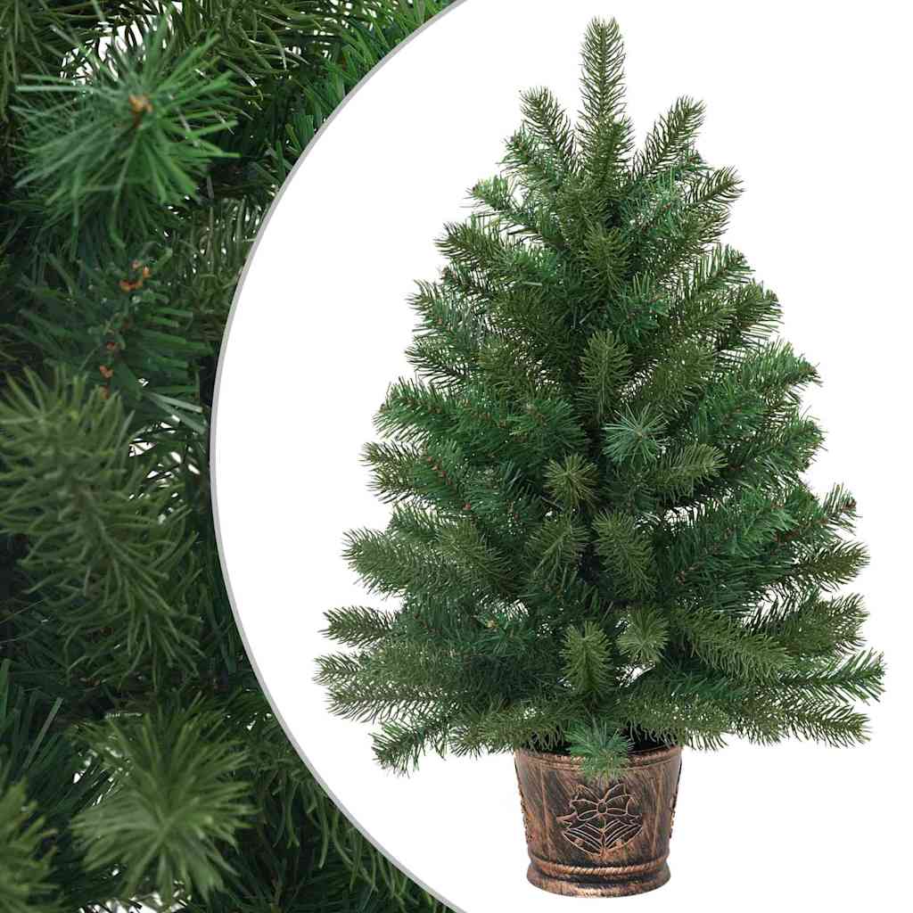 Kunstig juletre med stativ grønn 95 cm PVC, PE og stål