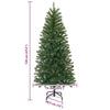 Kunstig juletre med stativ grønn 120 cm PVC, PE og stål