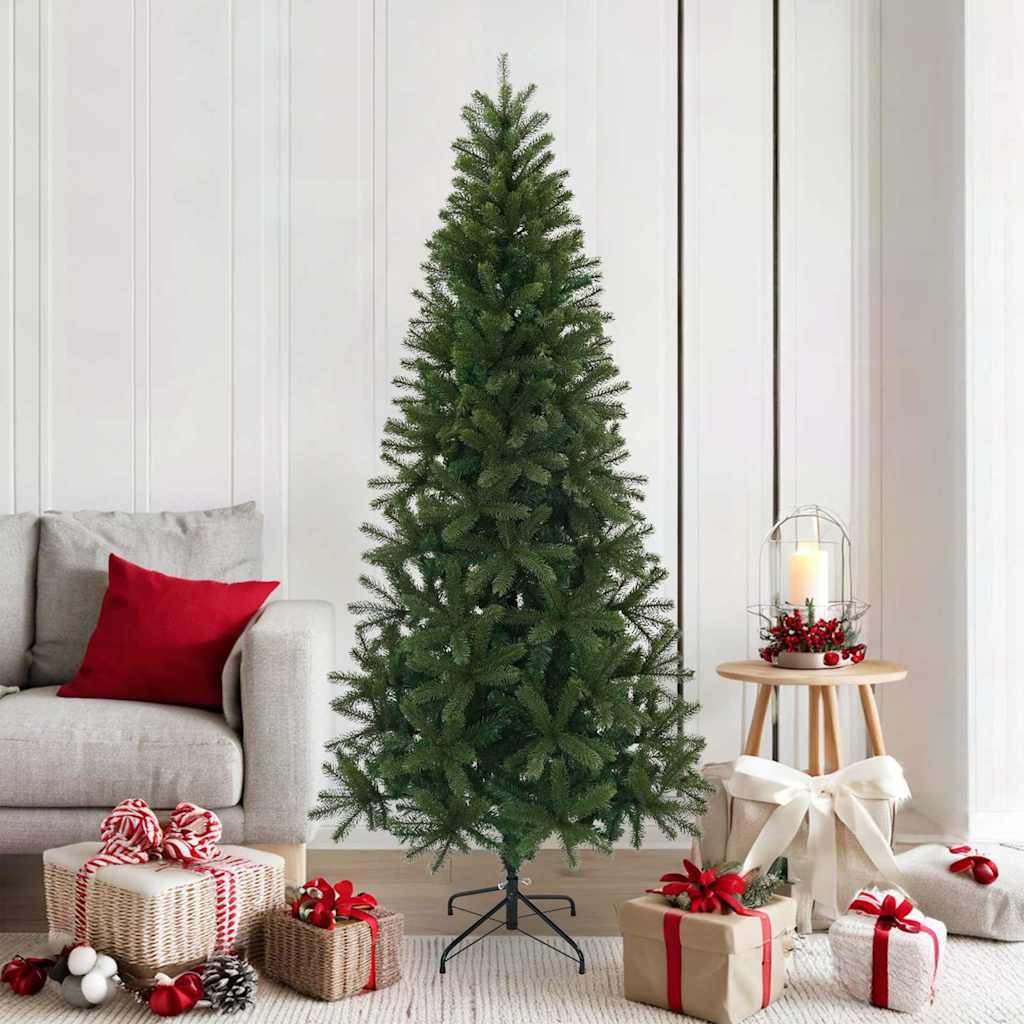 Kunstig juletre med stativ grønn 180 cm PVC, PE og stål