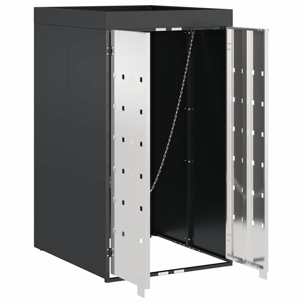 Oppbevaring av hjulbeholder med plantertak for 240L beholder