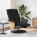 Massasjestol Svart 79 x 87 x 104,5 cm stoff