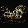 LED Reinsdyr med 40 LED 7 pcs Gull PET