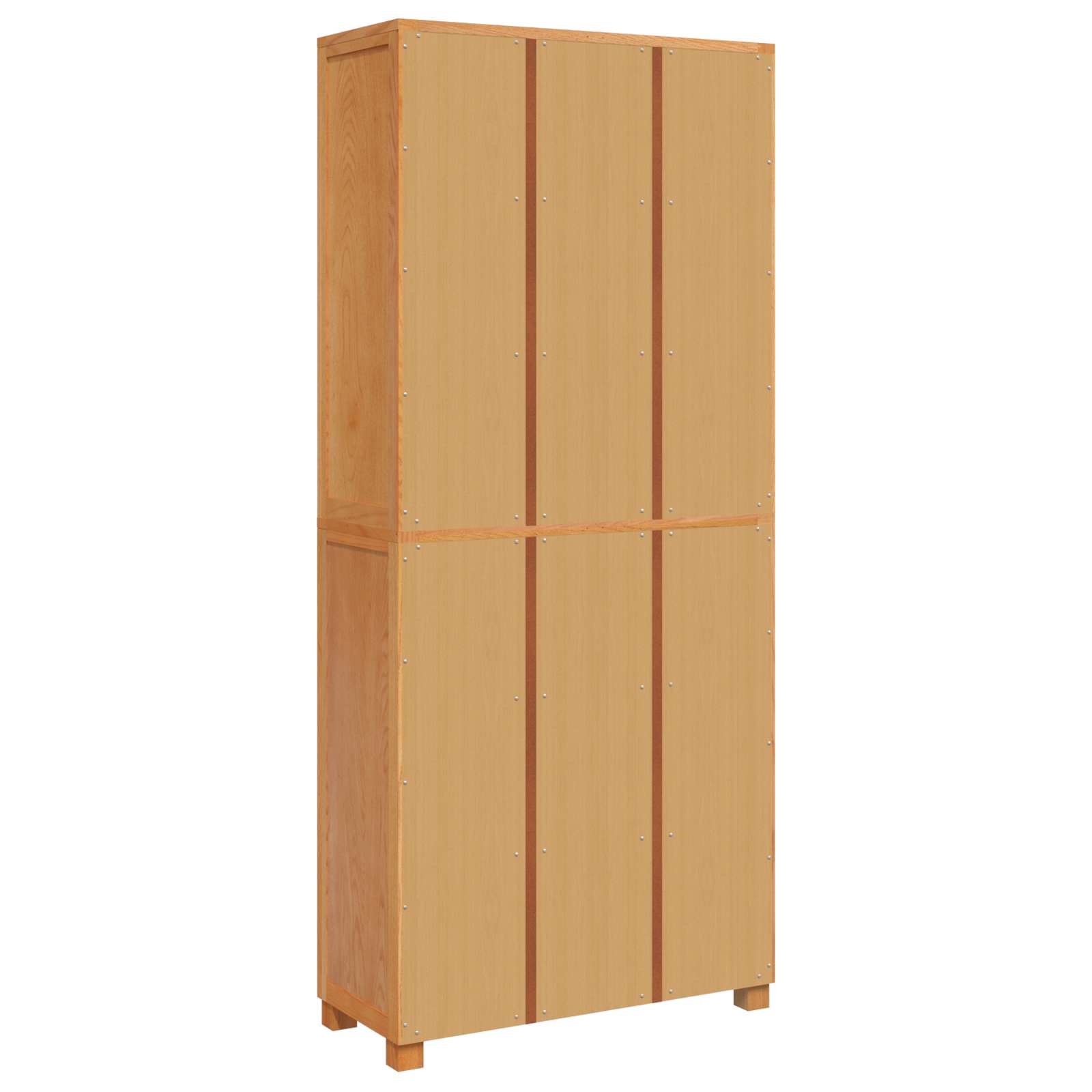Lager møbelsett med hylle 2 pcs Naturlig Konstruert tre og eik vidaXL