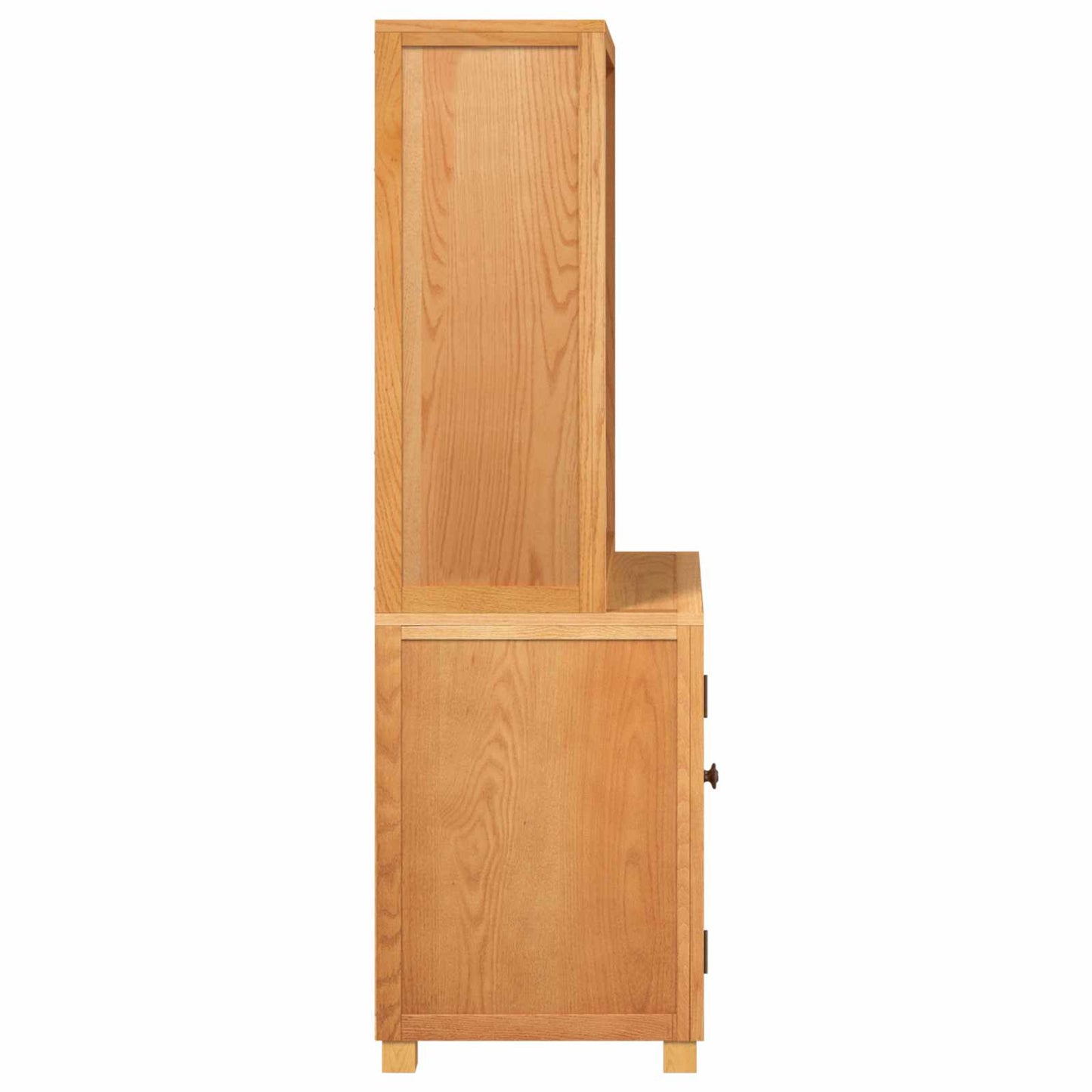 Lager møbelsett 2 stk. Brun 80 x 50 x 160 cm Massivt Eiketre